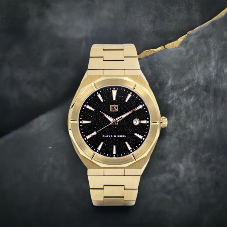 Aventurine Gold Automatic Stainless Steel