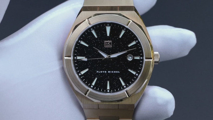 Aventurine Gold Automatic Stainless Steel