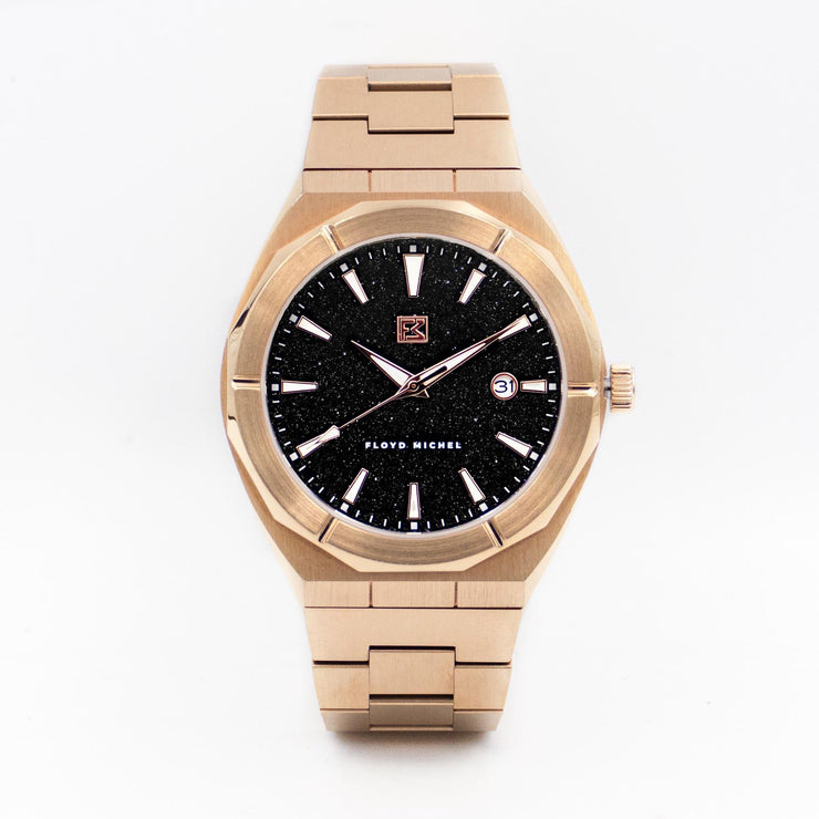 Aventurine Rose Gold Automatic Stainless Steel - Floyd Michel